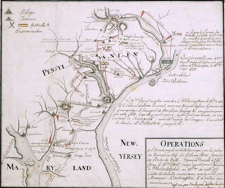Hessian map of the Philadelphia campaign